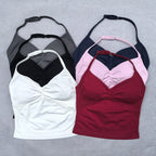 Adjustable Strappy Backless Yoga & Gym Top