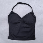 Adjustable Strappy Backless Yoga & Gym Top