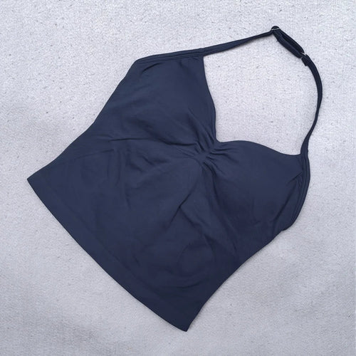 Adjustable Strappy Backless Yoga & Gym Top